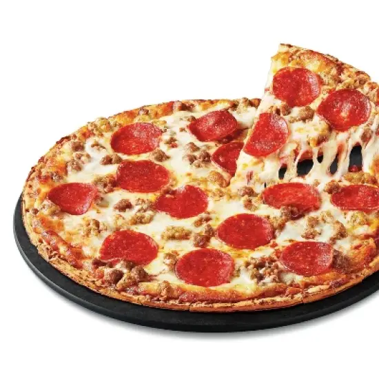 Thin Crust Three Meat Frozen Pizza 17.25oz - Market Pantry&trade; image {1}