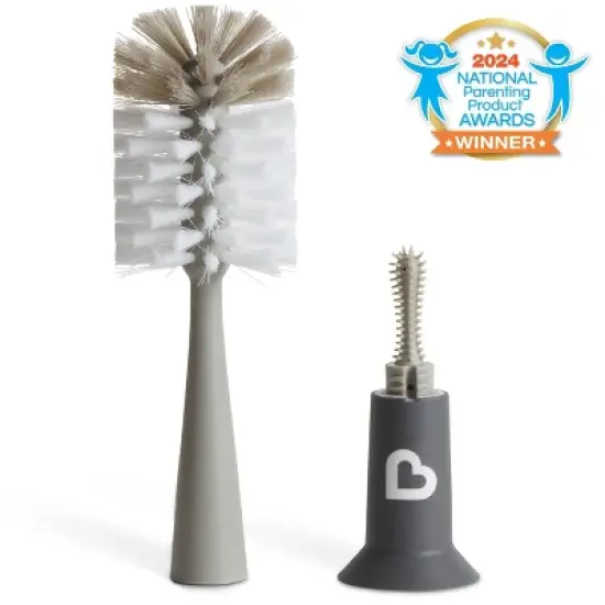 Munchkin Bristle Bottle Brush - Gray image {6}