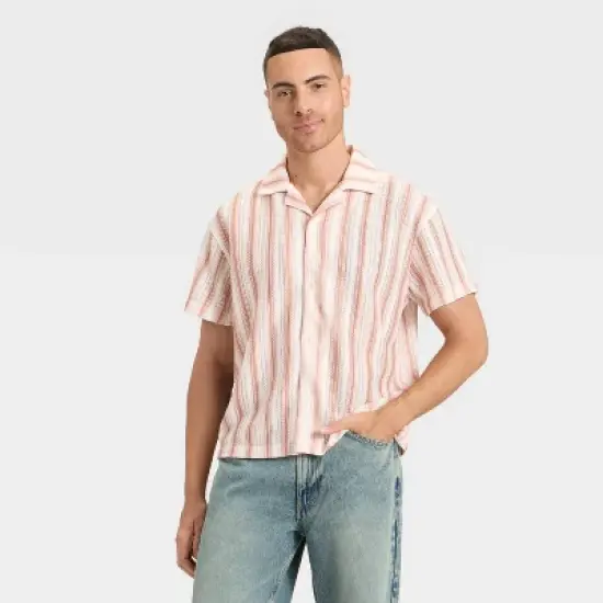 Men's Knit Open Weave Camp Shirt - Original Use&trade; image {1}