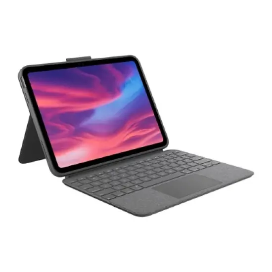 Logitech Combo Touch for iPad 10th Gen&nbsp;and A16&nbsp;-Oxford Gray image {8}