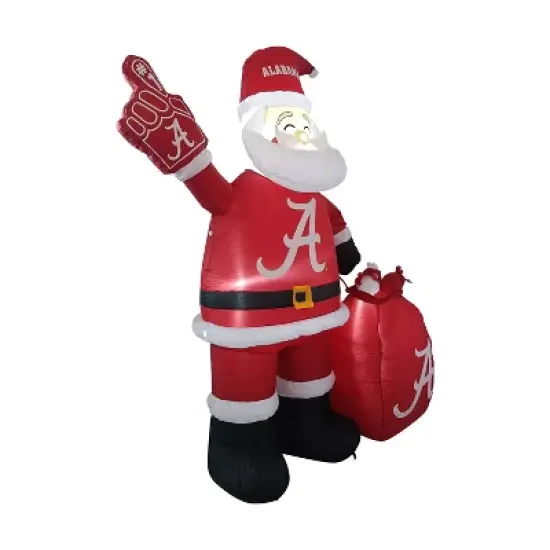 NCAA Alabama Crimson Tide Inflatable Santa image {1}