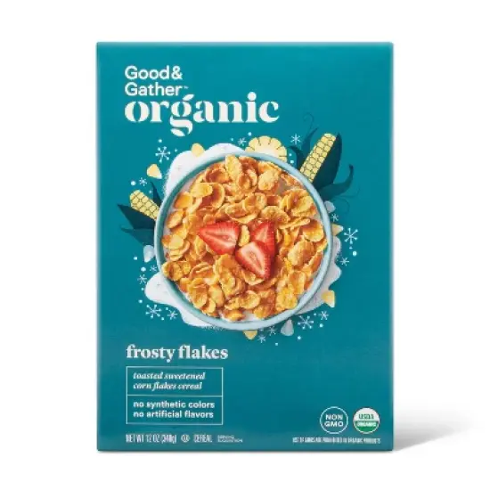 Organic Frosty Flakes Breakfast Cereal - 12oz - Good & Gather&trade; image {4}