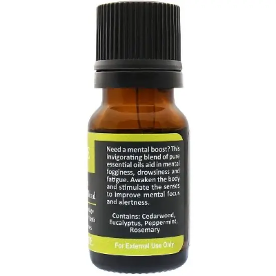 Plantlife Awake Essential Oil Blend &ndash; 100% Pure, Therapeutic Grade &ndash; No Additives or Fillers &ndash; Made in California &ndash; 10ml image {1}