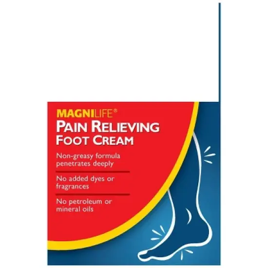 MagniLife Pain Relieving Foot Cream - 4oz image {1}