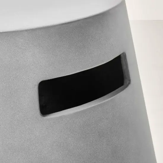 Outdoor Patio Propane Tank Cover - Cement Gray - Hearth & Hand&trade; with Magnolia: Steel Weather-Resistant Appliance Cover image {2}