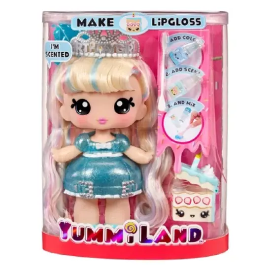 Yummiland Large Doll + Lip Gloss Pet - Skyler Rainbow Belt image {4}