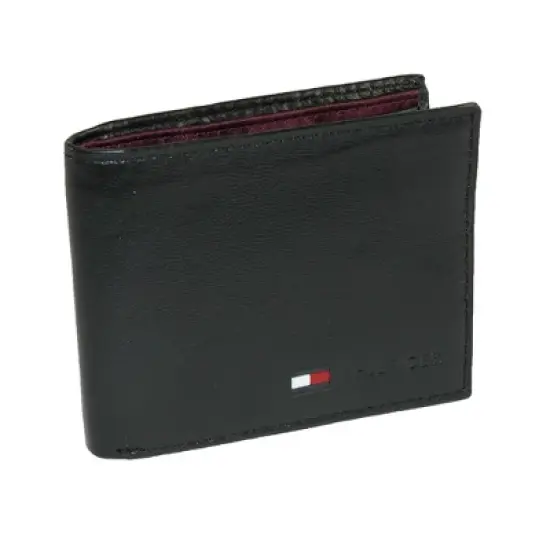 Tommy Hilfiger Men's Leather Bifold Coin Wallet image {3}