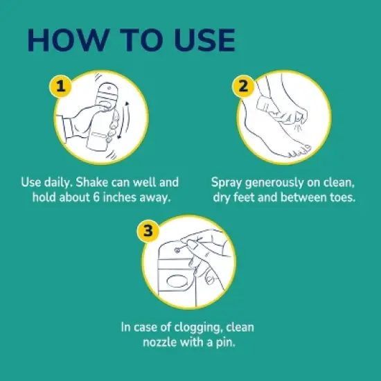 Dr. Scholl's Odor X No Sweat Dry Foot Spray - 3.8oz image {7}