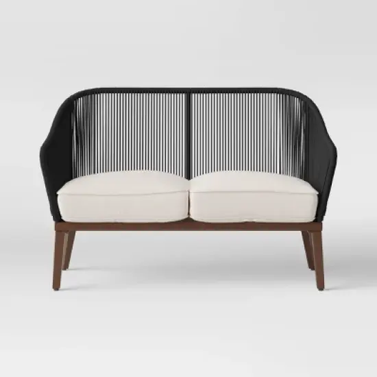 Purcell Wood Patio Loveseat - Project 62&trade; image {2}