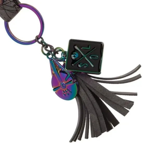 Star Wars Han Solo PU Strap With Holographic Millennium falcon and Fringe Tassel image {1}