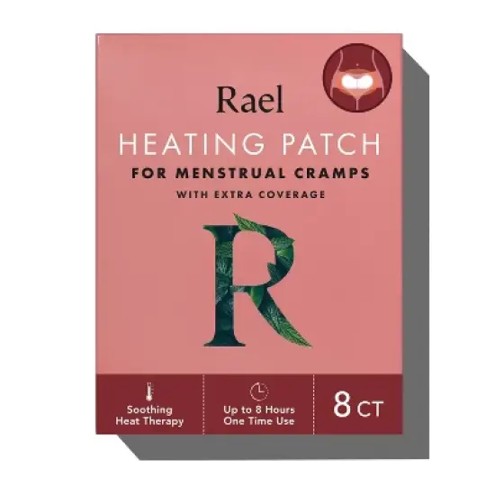 Rael Heating Patch for Menstrual Cramps with Extra Coverage image {6}