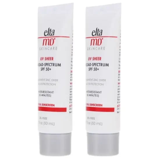 Elta MD UV Sheer Broad Spectrum SPF 50+ 1.7 oz 2 Pack image {1}