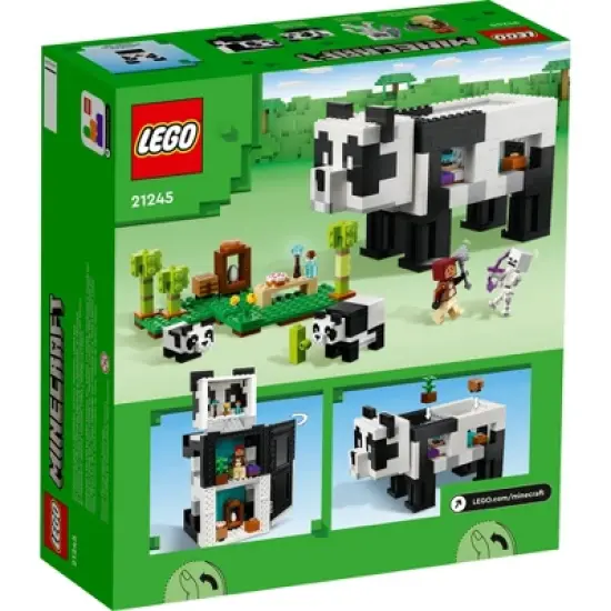 LEGO Minecraft The Panda Haven Toy House with Animals 21245 image {3}