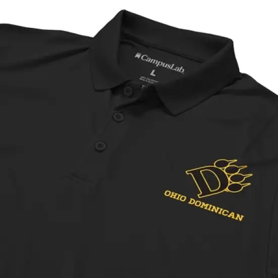 Men's Ohio Dominican University Adult Polo Left Chest Logo image {3}