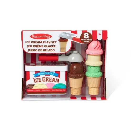 Melissa & Doug Scoop and Stack Ice Cream Cone Magnetic Pretend Play Set image {2}