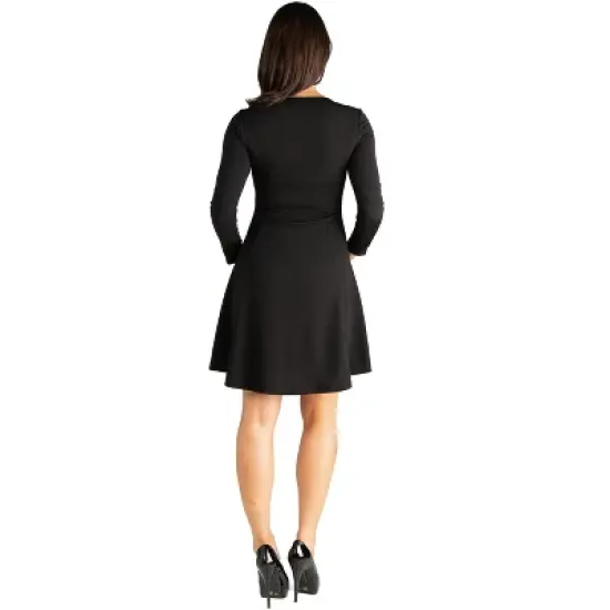 Long Sleeve Knee Length Masternity Dress image {2}