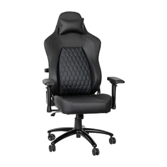 BlackArc High Back Adjustable Gaming Chair with 4D Armrests, Head Pillow and Adjustable Lumbar Support image {16}