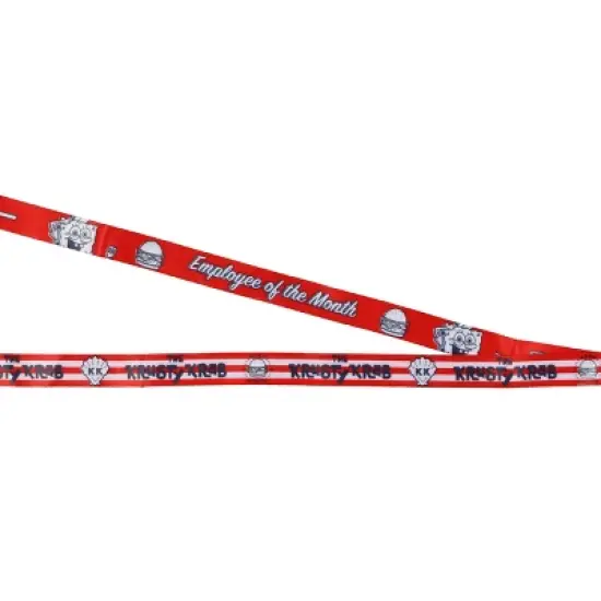 Spongebob Squarepants Krusty Krab Employee of the Month Lanyard ID Badge Holder image {2}