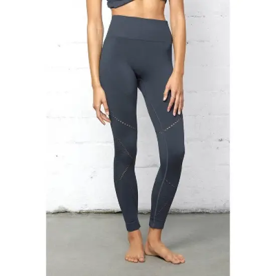 Spruce Fashion Breathable Seamless Open Stitch High Stretch Performance Moisture-Wicking Leggings image {6}