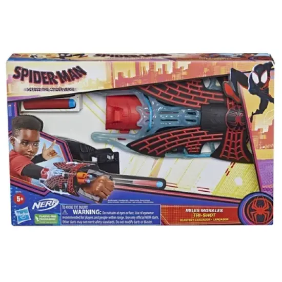 Marvel Spider-Man: Across the Spider-Verse Miles Morales Tri-Shot Blaster image {1}