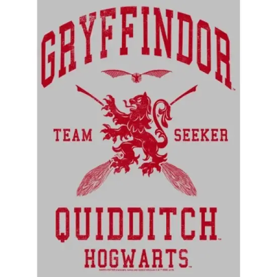 Women's Harry Potter Gryffindor Quidditch Team Seeker T-Shirt image {1}