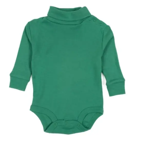 Leveret Baby Long Sleeve Turtleneck Bodysuit image {10}