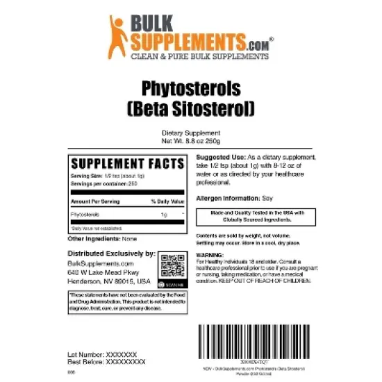 BulkSupplements Phytosterols Powder image {5}