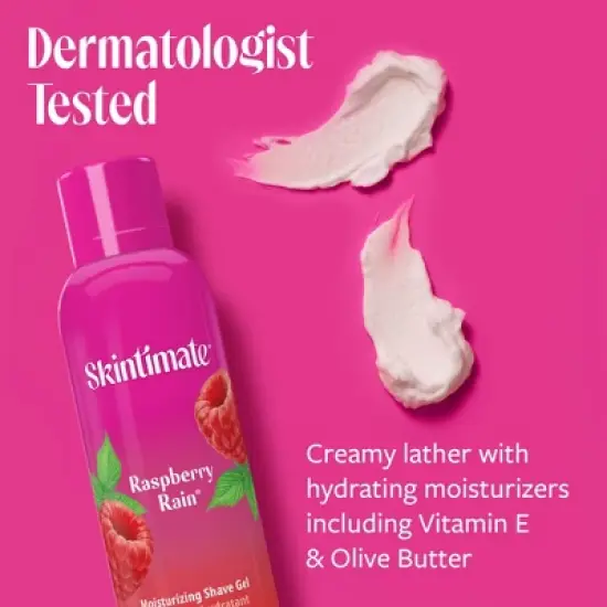 Skintimate Signature Scents Raspberry Rain Women's Shave Gel Twin Pack - 14oz image {2}