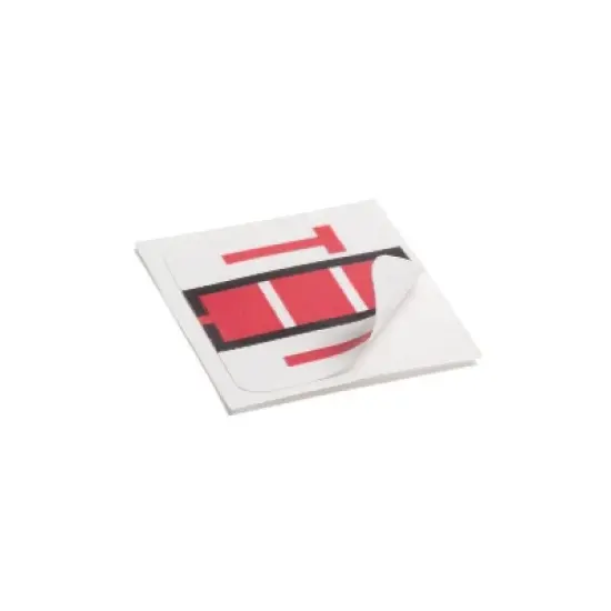 Smead A-Z Color-Coded Bar-Style End Tab Labels Letter T Red 500/Roll 67090 image {4}