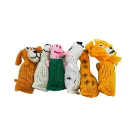 Barn Yarn Hand Knit Wool Cat Toy with Catnip 6 Pack image {2}