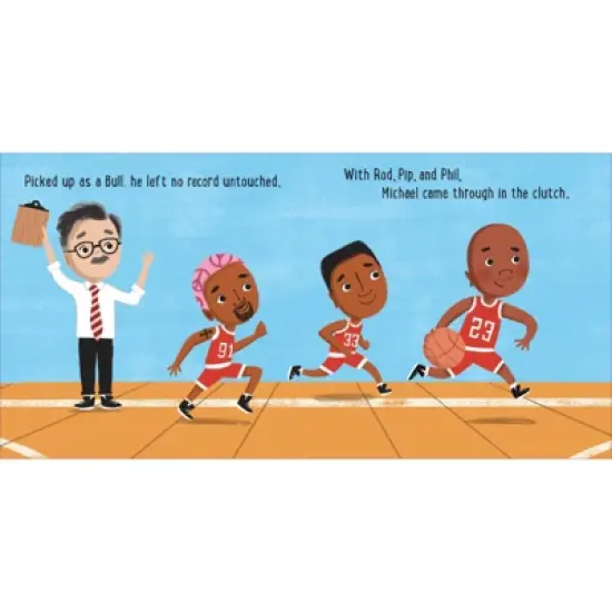 Baby Ballers: Michael Jordan - by Bernadette Baillie (Board Book) image {2}