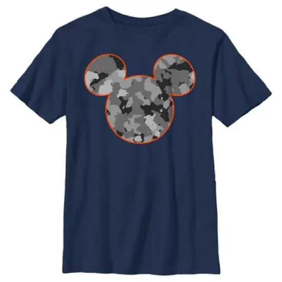 Boy's Disney Mickey Mouse Camo Silhouette T-Shirt image {5}
