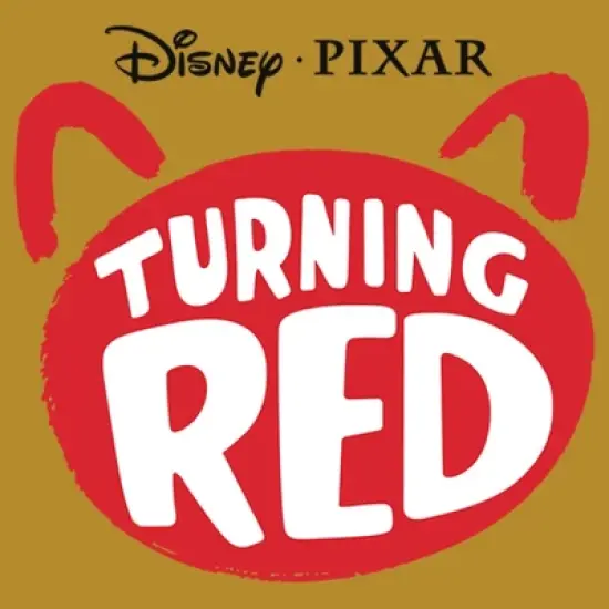 Junior's Turning Red Panda Silhouette Logo Festival Muscle Tee image {1}