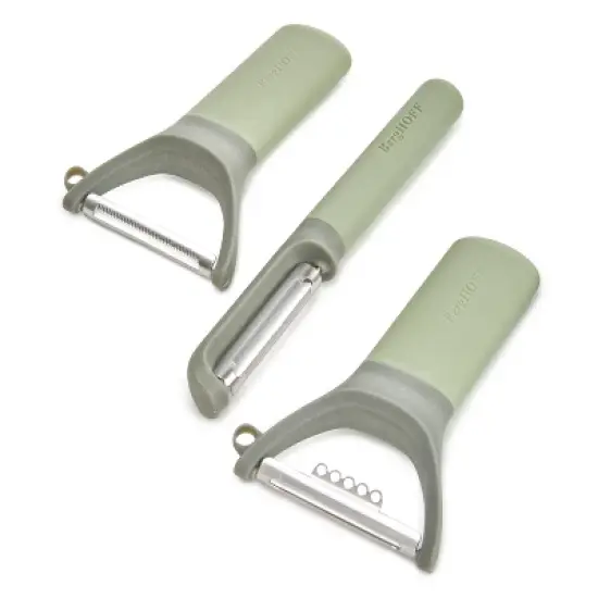 BergHOFF Balance 3Pc Stainless Steel Peeler Set, Recycled Material image {7}