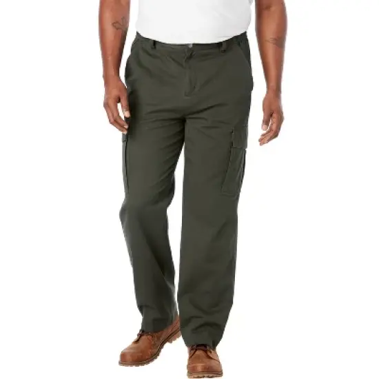 Boulder Creek by KingSize Men's Big & Tall  Renegade Side-Elastic Waist Cargo Pants image {9}