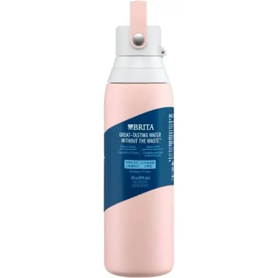 Brita 20oz Premium Double-Wall Stainless Steel Insulated Filtered Water Bottle image {8}