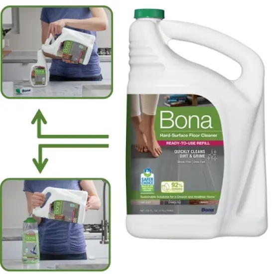 Bona Cleaning Products Mop Refill Multi-Surface All Purpose Floor Cleaner - Unscented - 128 fl oz image {1}