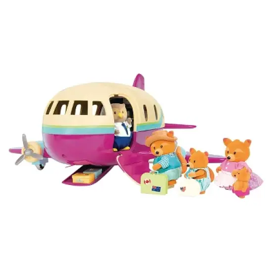 Li'l Woodzeez Toy Airplane with Accessories 35pc - Honeysuckle Airway image {2}