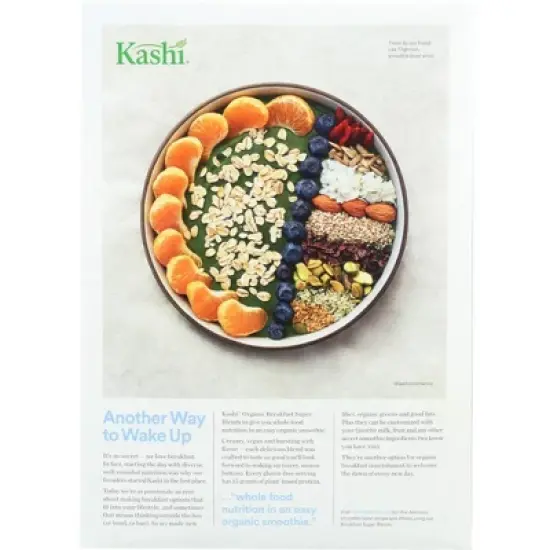 Kashi Organic Island Vanilla Whole Wheat Cereal - Case of 12/16.3 oz image {2}