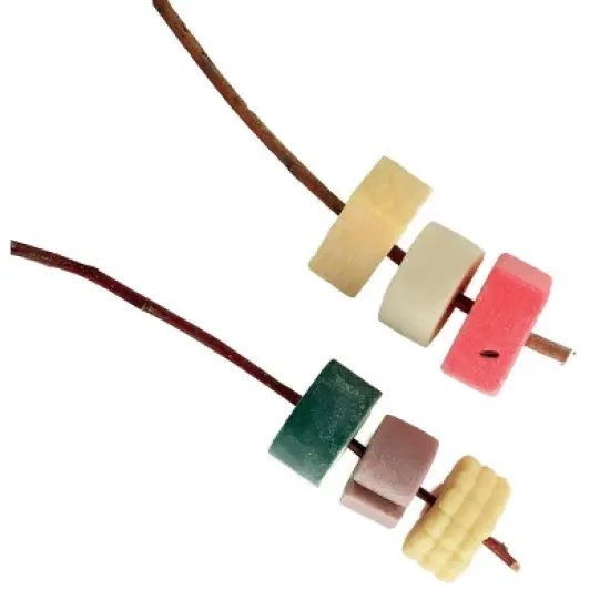 Yellow Door Sensory Play Stones:  Threading Kebabs - Set of 12 image {3}