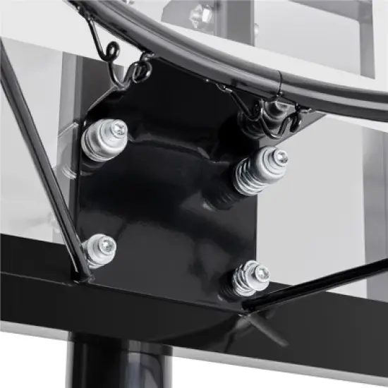 Yaheetech Portable Basketball Hoop System for Teens/Adults Black image {5}