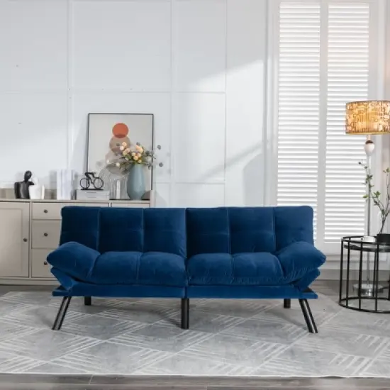 Airsurfer Modern Convertible Sofa Bed &uml;C Folding Sleeper Couch with Pillow-Top Tufted Cushions and Adjustable Backrest for Living Room image {11}