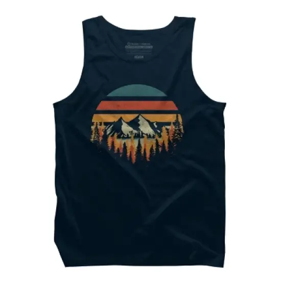 Men's Design By Humans Deeply Wild By orangedan Tank Top image {6}