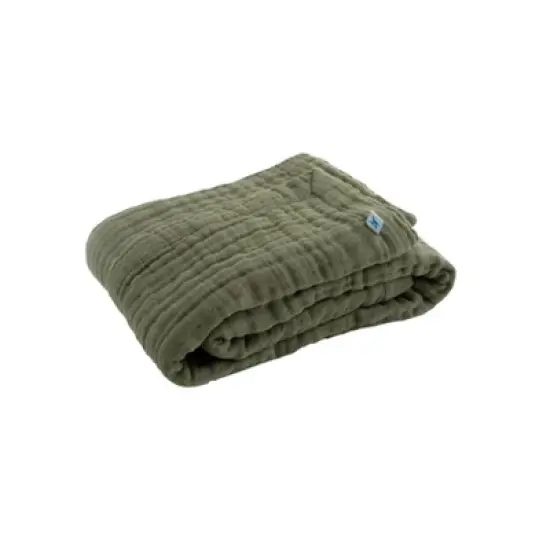 Little Unicorn Cotton Muslin Baby Receiving Quilt image {6}