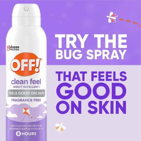 OFF! Clean Feel Mosquito Repellent Picaridin&nbsp;DEET-free Bug Spray - 5oz image {5}