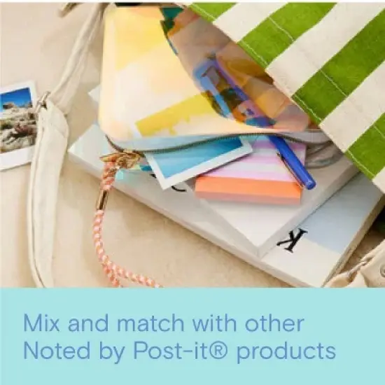 Noted by Post-it Weekly Calendar, White with pre-printed days: Office Supplies, 7.5x10 Inches, Uncoated Paper image {5}