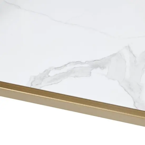 Lionel Two Tier Bar Cart On Wheels Antique Gold - Martha Stewart image {6}