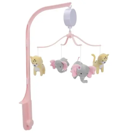 Bedtime Originals Musical Baby Crib - Rainbow Jungle Animal image {4}