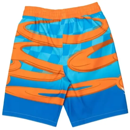 Hot Wheels Pullover Rash Guard and Swim Trunks Outfit Set Toddler to Big Kid  image {5}