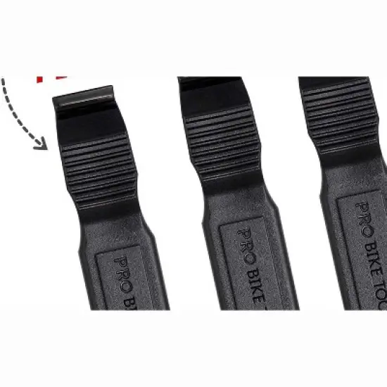 PRO BIKE TOOL Bike Tire Levers 3 Pack - Black image {1}